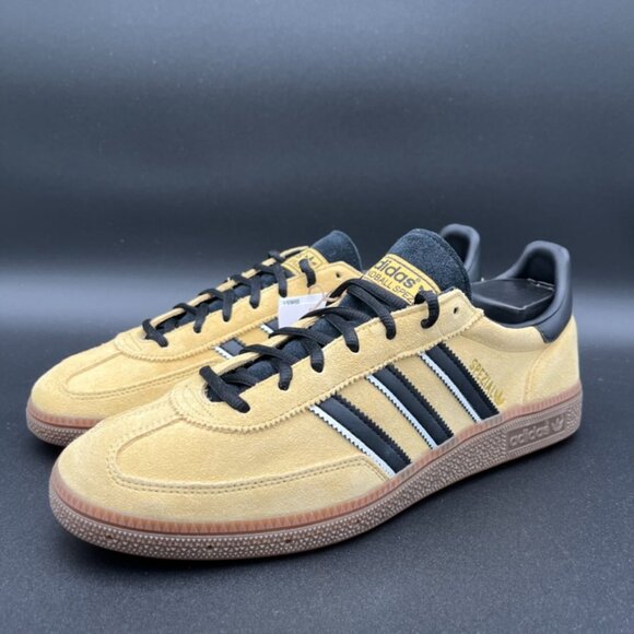 Adidas Handball Spezial Low Suede Oat Tan Black Mens Size 10 New Sneakers IF9014 - Picture 4 of 6